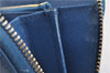 Authentic PRADA Saffiano Leather Long Wallet Purse Blue Box 8600F