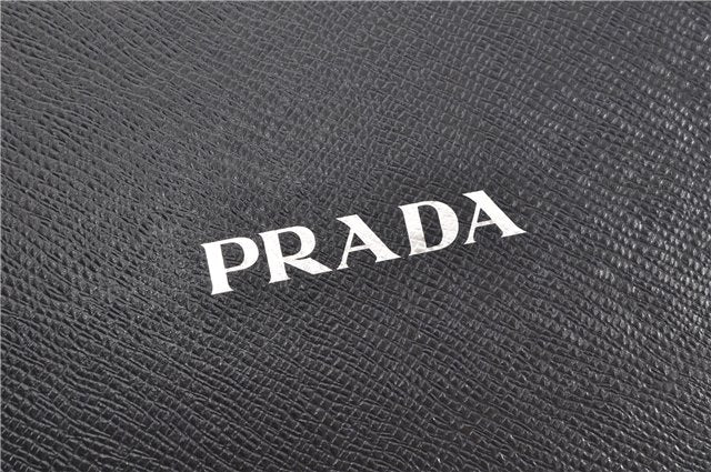 Authentic PRADA Saffiano Leather Long Wallet Purse Blue Box 8600F