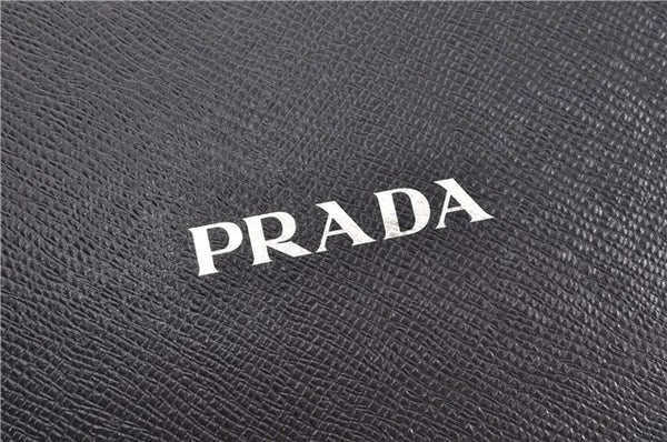 Authentic PRADA Saffiano Leather Long Wallet Purse Blue Box 8600F