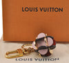 Auth Louis Vuitton Monogram Porte Cles Flowering Key Ring Brown M67289 Box 8601F