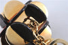Auth Louis Vuitton Monogram Porte Cles Flowering Key Ring Brown M67289 Box 8601F