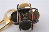 Auth Louis Vuitton Monogram Porte Cles Flowering Key Ring Brown M67289 Box 8601F