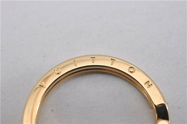 Auth Louis Vuitton Monogram Porte Cles Flowering Key Ring Brown M67289 Box 8601F