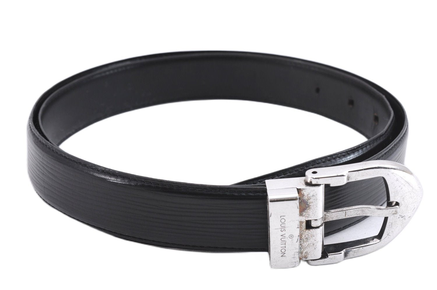 Authentic Louis Vuitton Epi Ceinture Classic Belt 38.6-42.5