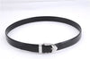 Authentic Louis Vuitton Epi Ceinture Classic Belt 38.6-42.5" M6833 Black 8602E