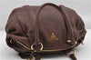 Authentic PRADA Vintage Leather Nappa 2Way Shoulder Tote Bag Brown 8603F