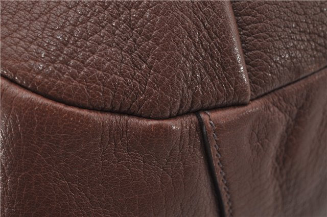 Authentic PRADA Vintage Leather Nappa 2Way Shoulder Tote Bag Brown 8603F