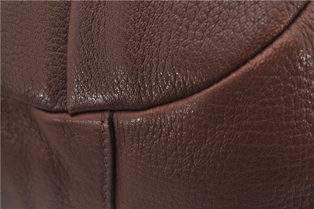 Authentic PRADA Vintage Leather Nappa 2Way Shoulder Tote Bag Brown 8603F