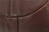Authentic PRADA Vintage Leather Nappa 2Way Shoulder Tote Bag Brown 8603F