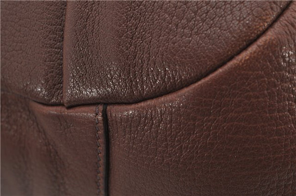 Authentic PRADA Vintage Leather Nappa 2Way Shoulder Tote Bag Brown 8603F