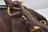Authentic PRADA Vintage Leather Nappa 2Way Shoulder Tote Bag Brown 8603F