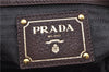 Authentic PRADA Vintage Leather Nappa 2Way Shoulder Tote Bag Brown 8603F