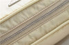 Authentic PRADA Nylon Leather Shoulder Hand Bag Purse Ivory 8605C