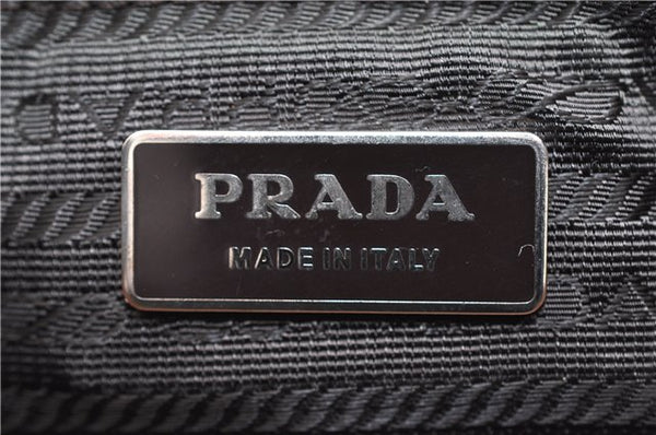 Authentic PRADA Suede Shoulder Hand Bag Purse Brown 8606C