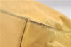 Authentic PRADA TESSUTO TRASP Plastic Nylon Hand Bag Purse B8832 Yellow 8607C