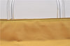 Authentic PRADA TESSUTO TRASP Plastic Nylon Hand Bag Purse B8832 Yellow 8607C