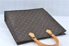 Authentic Louis Vuitton Monogram Sac Plat Hand Bag M51140 LV Junk 8608C