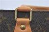 Authentic Louis Vuitton Monogram Sac Plat Hand Bag M51140 LV Junk 8608C