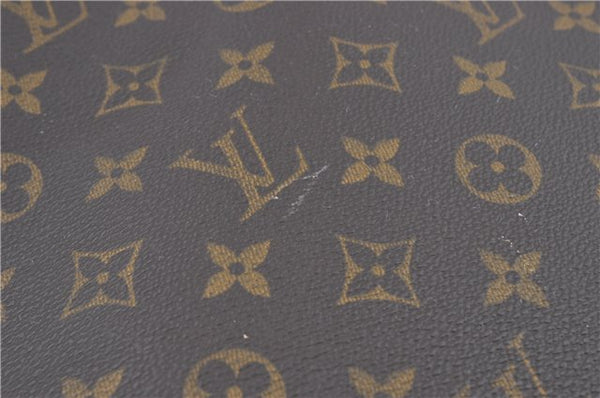 Authentic Louis Vuitton Monogram Sac Plat Hand Bag M51140 LV Junk 8608C