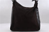 Authentic GUCCI Shoulder Hand Bag Purse Suede Leather 0013770 Brown 8609C