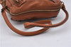 Authentic Chloe Paraty 2Way Shoulder Hand Bag Leather Brown 8609D