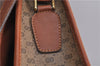 Auth GUCCI Micro GG Web Sherry Line Shoulder Cross Bag PVC Leather Brown 8610C