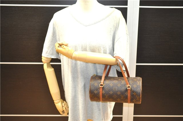 Authentic Louis Vuitton Monogram Papillon 26 Hand Bag Old Model LV 8610F