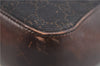 Authentic GUCCI Hand Bag Purse GG Canvas Leather 73984 Brown 8611C