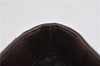 Authentic GUCCI Hand Bag Purse GG Canvas Leather 73984 Brown 8611C