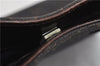 Authentic GUCCI Hand Bag Purse GG Canvas Leather 73984 Brown 8611C