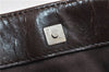 Authentic GUCCI Hand Bag Purse GG Canvas Leather 73984 Brown 8611C