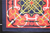 Authentic HERMES Carre 90 Scarf "Eperon d'or" Silk Navy 8612D