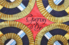 Authentic HERMES Carre 90 Scarf "Eperon d'or" Silk Navy 8612D