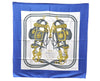 Authentic HERMES Carre 90 Scarf "BRIDES de GALA par" Silk Blue 8613D