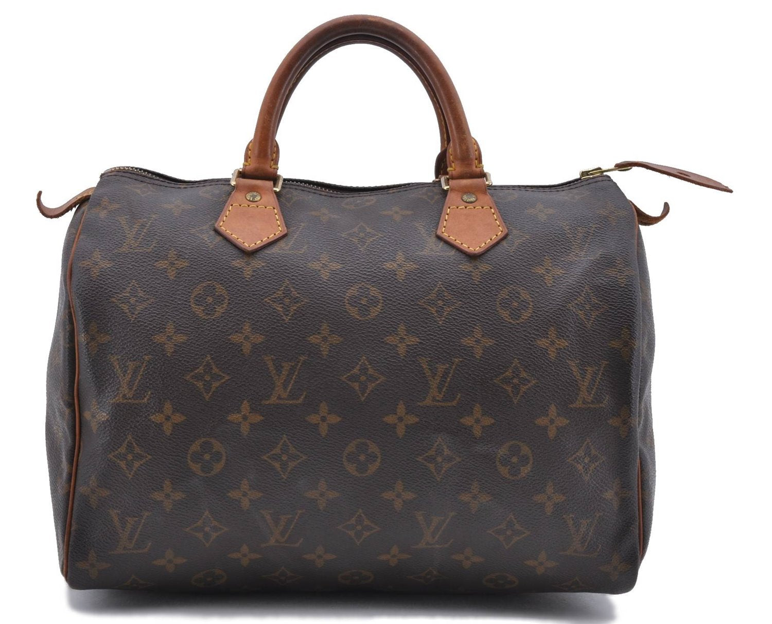 Authentic LOUIS VUITTON Monogram Speedy 30 Hand Bag M41526 LV 8615C