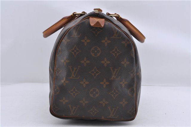 Authentic LOUIS VUITTON Monogram Speedy 30 Hand Bag M41526 LV 8615C