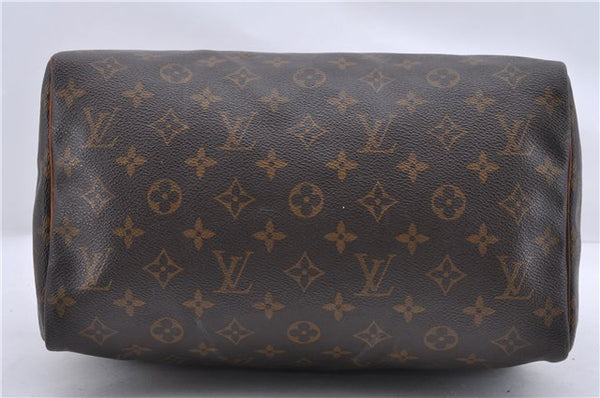 Authentic LOUIS VUITTON Monogram Speedy 30 Hand Bag M41526 LV 8615C