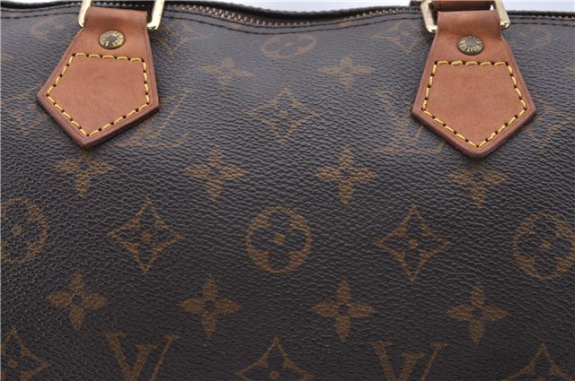 Authentic LOUIS VUITTON Monogram Speedy 30 Hand Bag M41526 LV 8615C