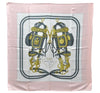 Authentic HERMES Carre 90 Scarf "BRIDES de GALA par" Silk Pink 8615D