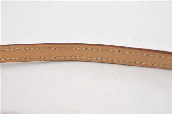 Authentic GUCCI Hand Bag Pouch Purse GG Canvas Leather 0391103 Ivory 8615F