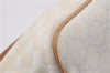 Authentic GUCCI Hand Bag Pouch Purse GG Canvas Leather 0391103 Ivory 8615F
