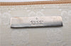 Authentic GUCCI Hand Bag Pouch Purse GG Canvas Leather 0391103 Ivory 8615F