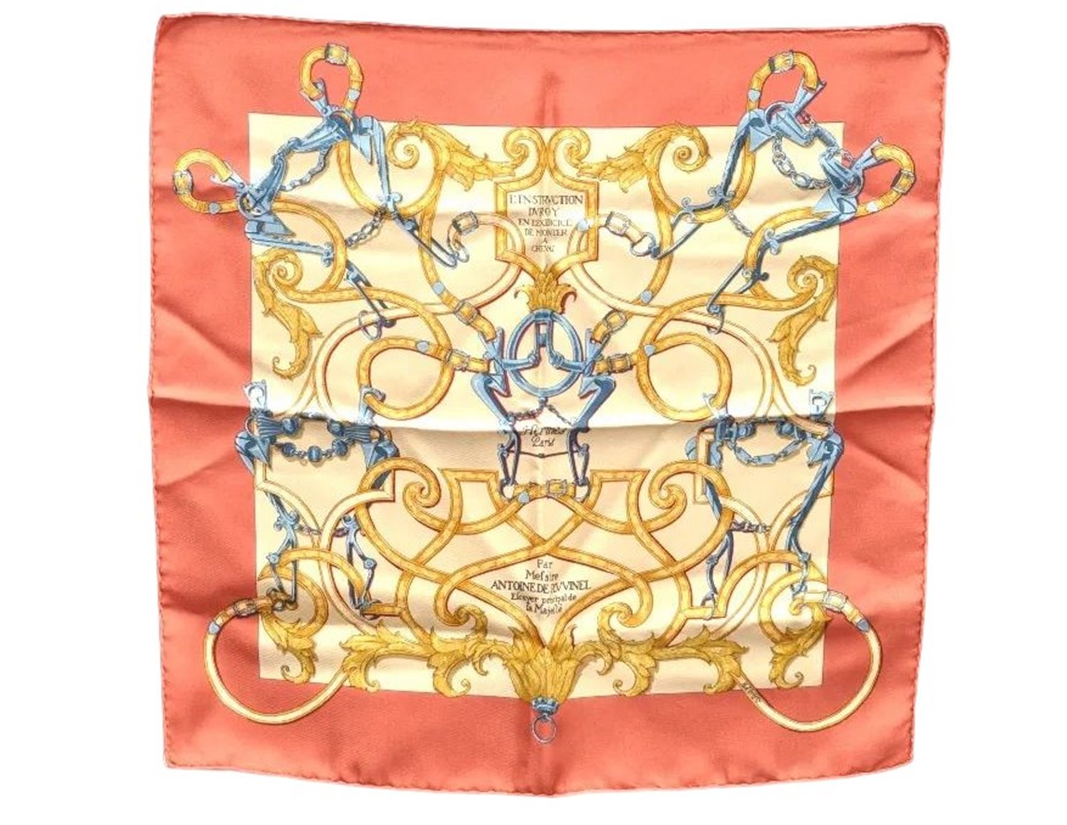 Auth HERMES Petit Carre 40 Scarf Handkerchief 