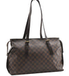 Authentic Louis Vuitton Damier Chelsea Shoulder Tote Bag N51119 LV 8616F