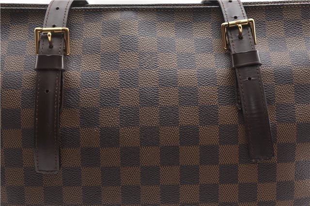 Authentic Louis Vuitton Damier Chelsea Shoulder Tote Bag N51119 LV 8616F