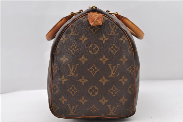 Authentic LOUIS VUITTON Monogram Speedy 30 Hand Bag M41526 LV 8618C