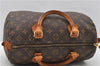 Authentic LOUIS VUITTON Monogram Speedy 30 Hand Bag M41526 LV 8618C