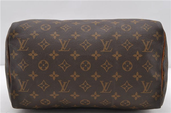 Authentic LOUIS VUITTON Monogram Speedy 30 Hand Bag M41526 LV 8618C