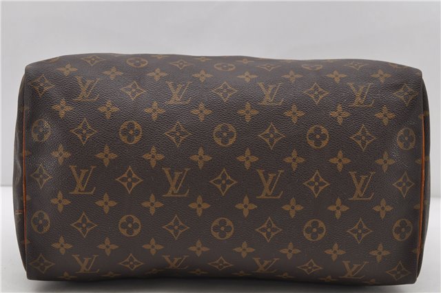 Authentic LOUIS VUITTON Monogram Speedy 35 Hand Bag M41524 LV 8619C