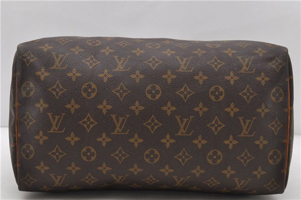 Authentic LOUIS VUITTON Monogram Speedy 35 Hand Bag M41524 LV 8619C